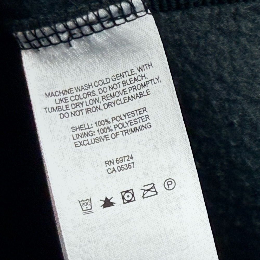 COLUMBIA Men’s Black‎ Fleece Vest Size L - Picture 4 of 4